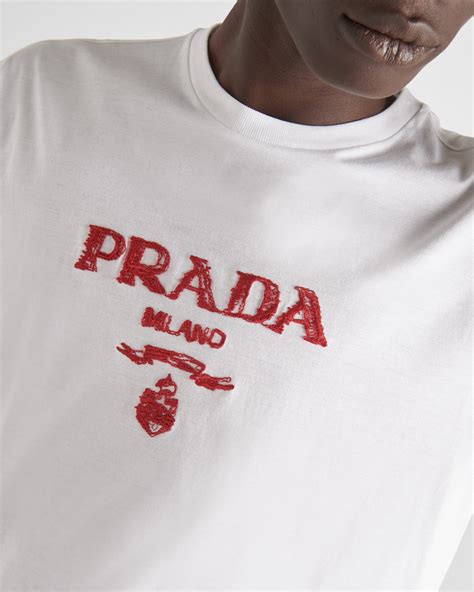 prada plain t shirt|Prada t shirts prices.